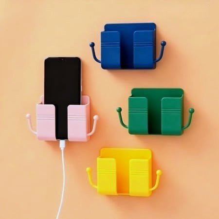 3 pcs Universal Wall Mount Charger Phone Holder Stand